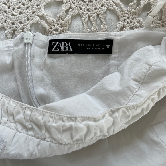 Zara White Mini Dress - Picture 3 of 5